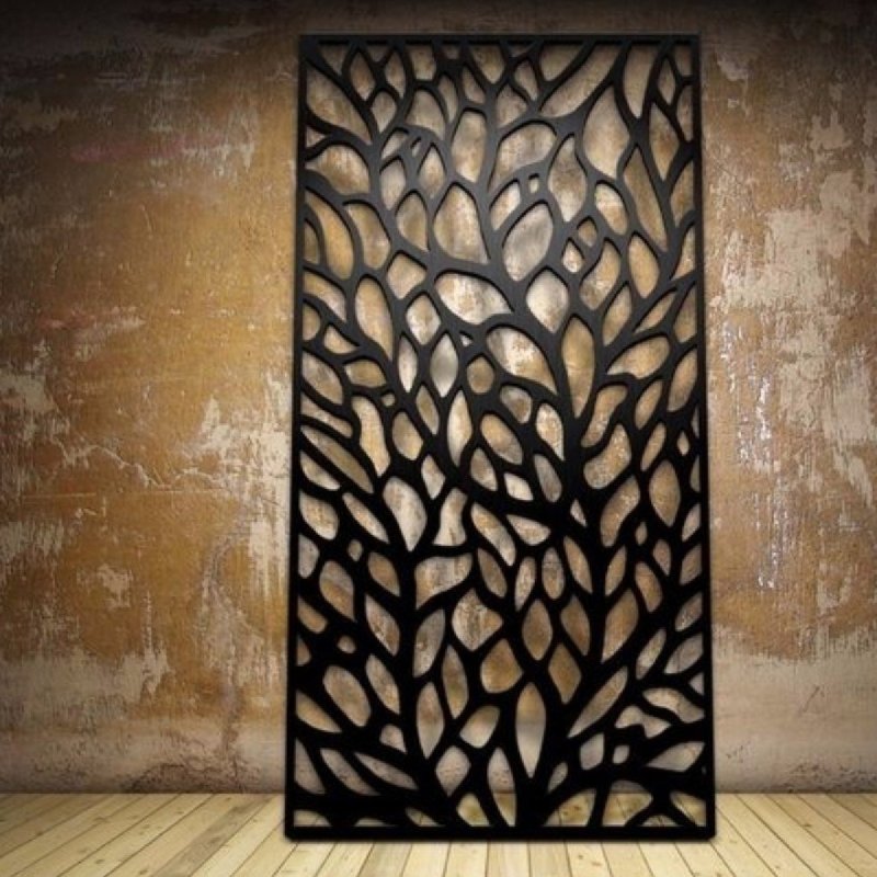 Decorative metal panel