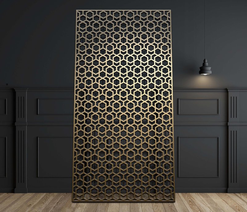 Metal decorative panels