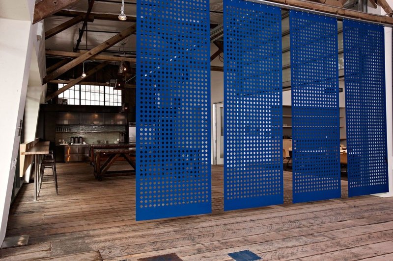 Perforated metal panels