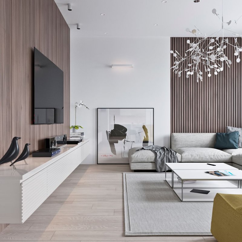 The interior of apartments in a modern style