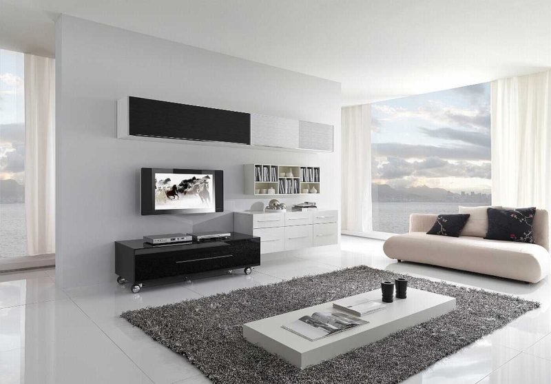 Living room in modern style