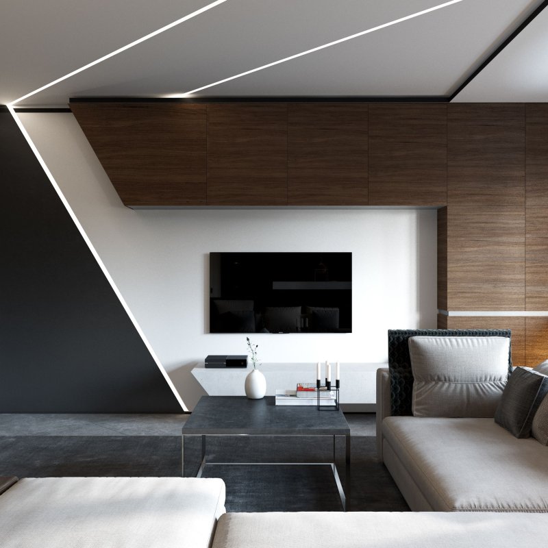 Minimalism style ceiling