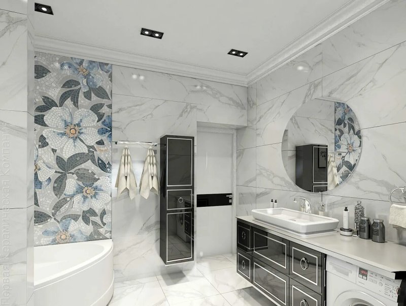 Bathroom for marble design