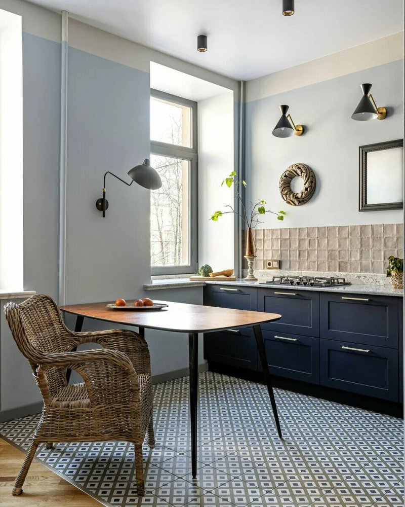 Kitchen interior in Stalin