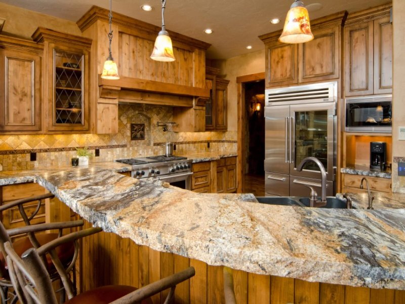 Natural stone kitchens