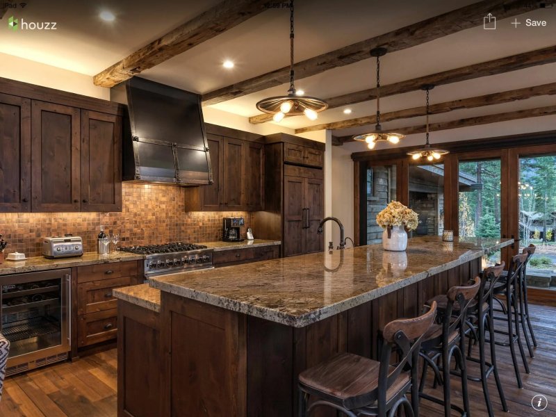 Wooden kitchen