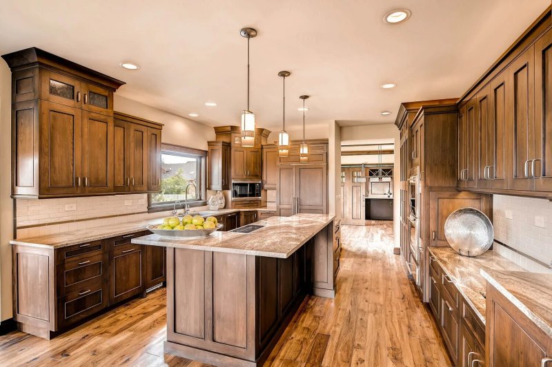 Wooden kitchen