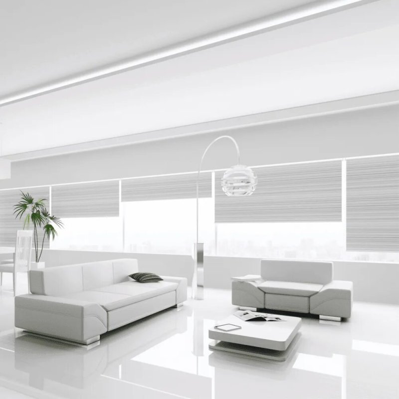 White interiors