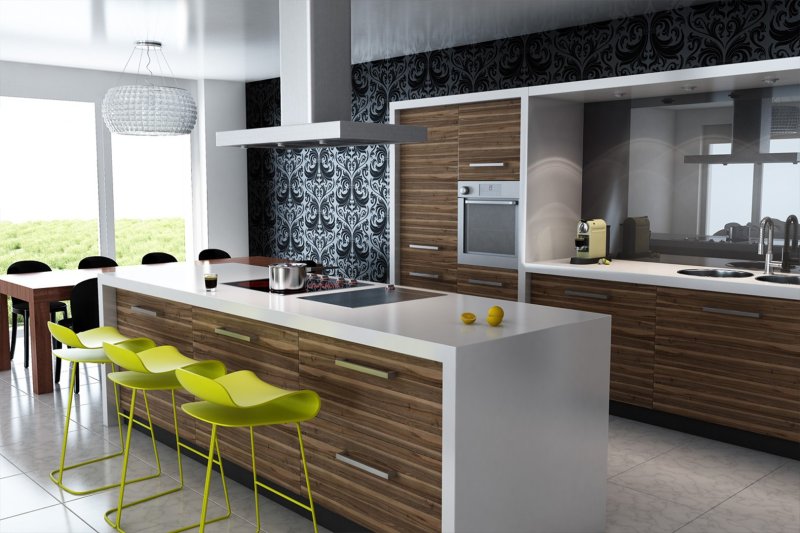 Kitchen in a modern style