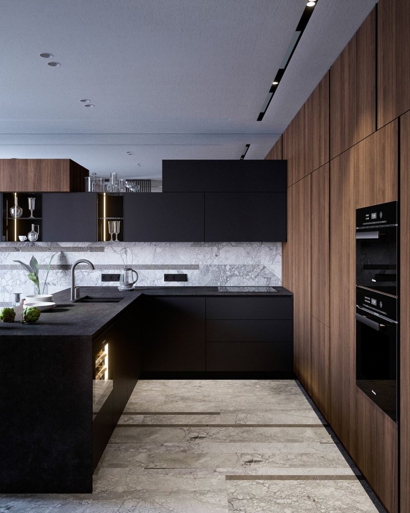 Kitchen in a modern style