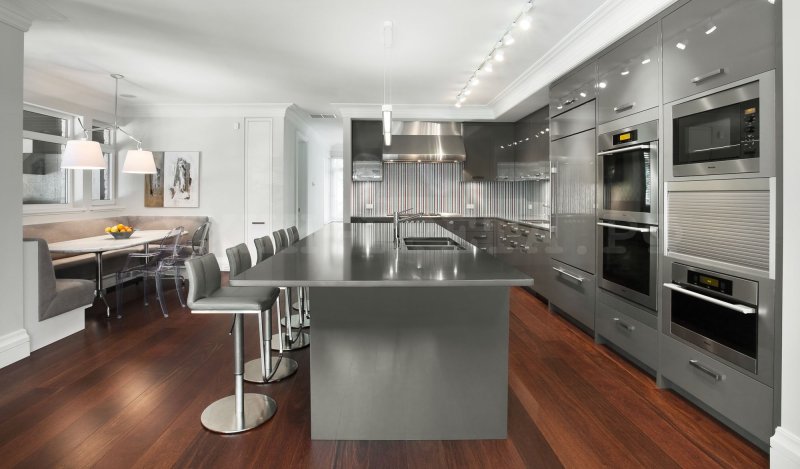 The kitchens are beautiful modern