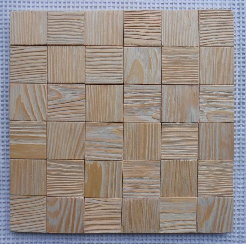 Wooden mosaic Leroy