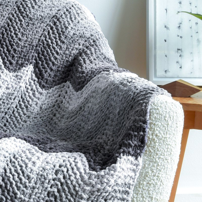 Knitted blanket