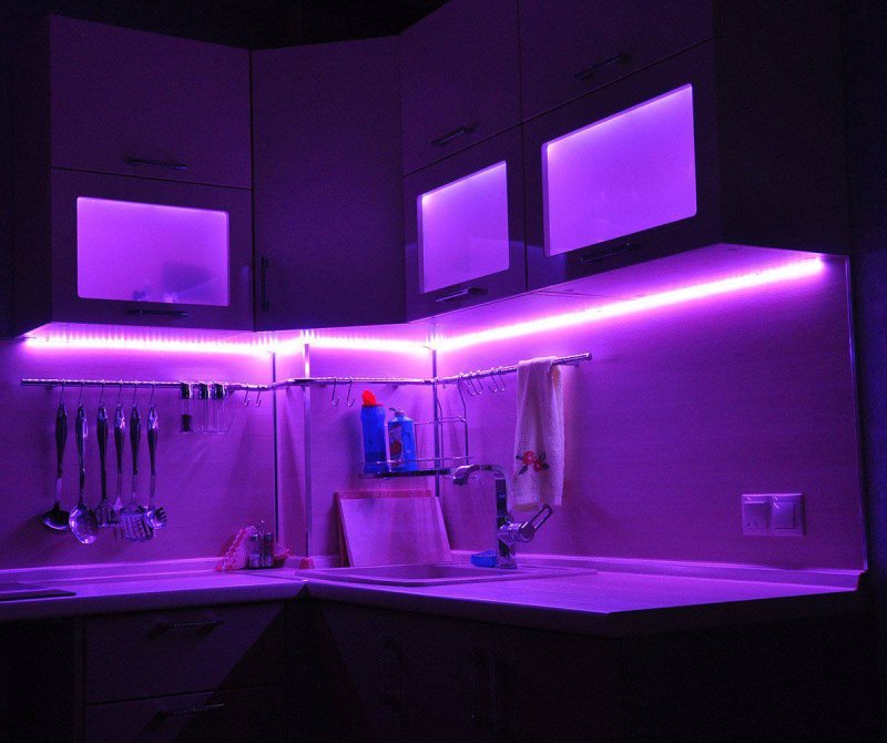 LED backlight for the kitchen