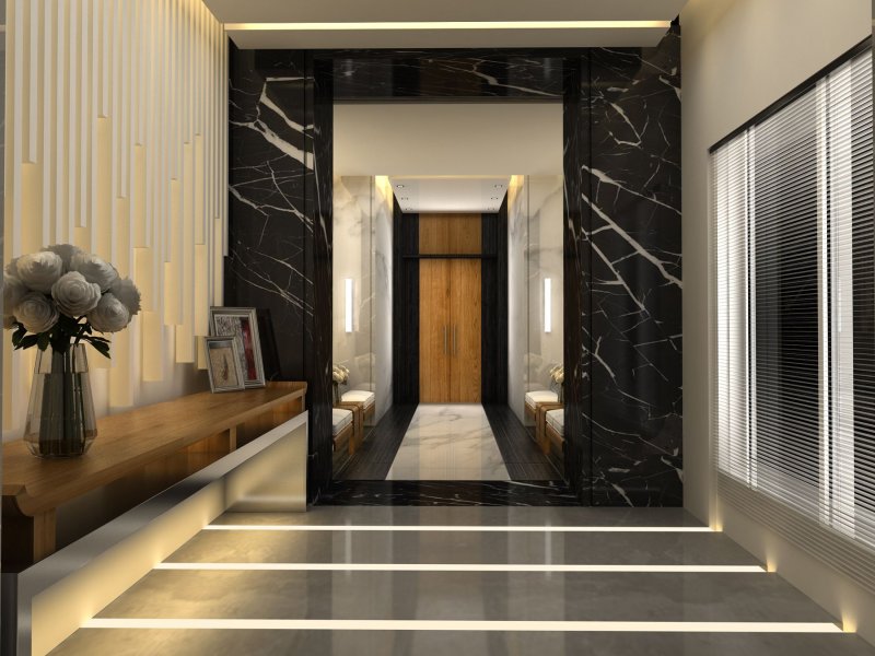 Hallway in modern style