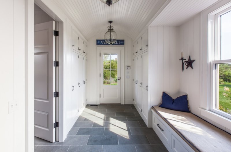 Design of the hallway in a private house in a modern style