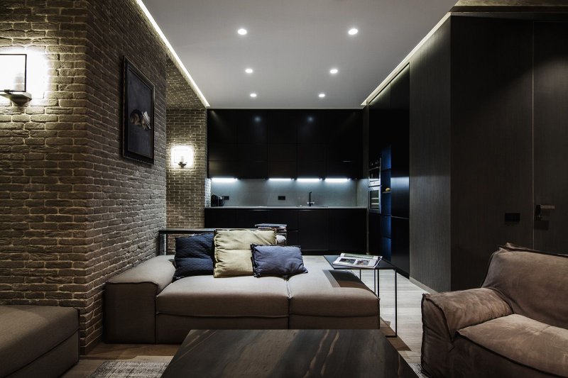 Stylish interior of the apartment