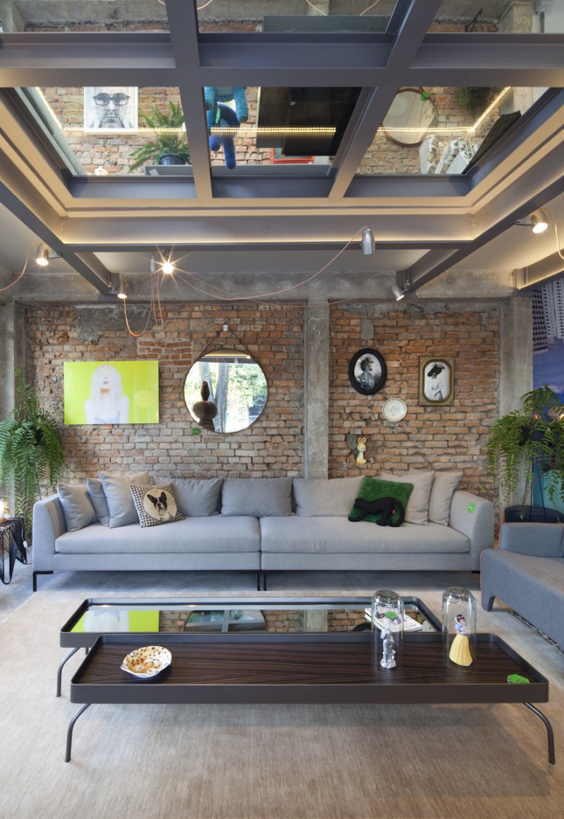 Loft style in the interior of the apartment Loft