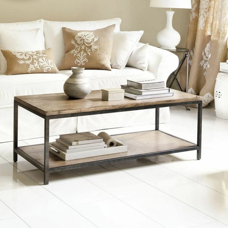 Coffee table in the interior