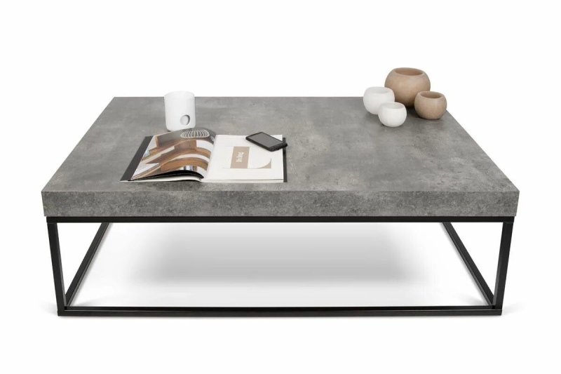 Concrete coffee table