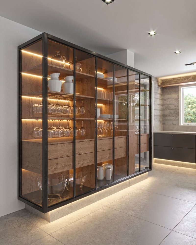 Glass cabinets