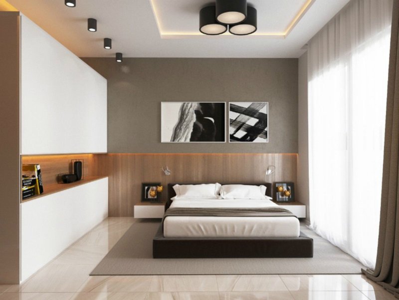 Bedrooms in modern style