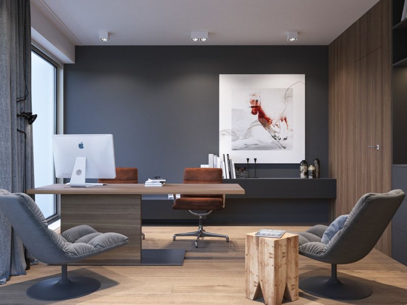 Office interior in a modern style