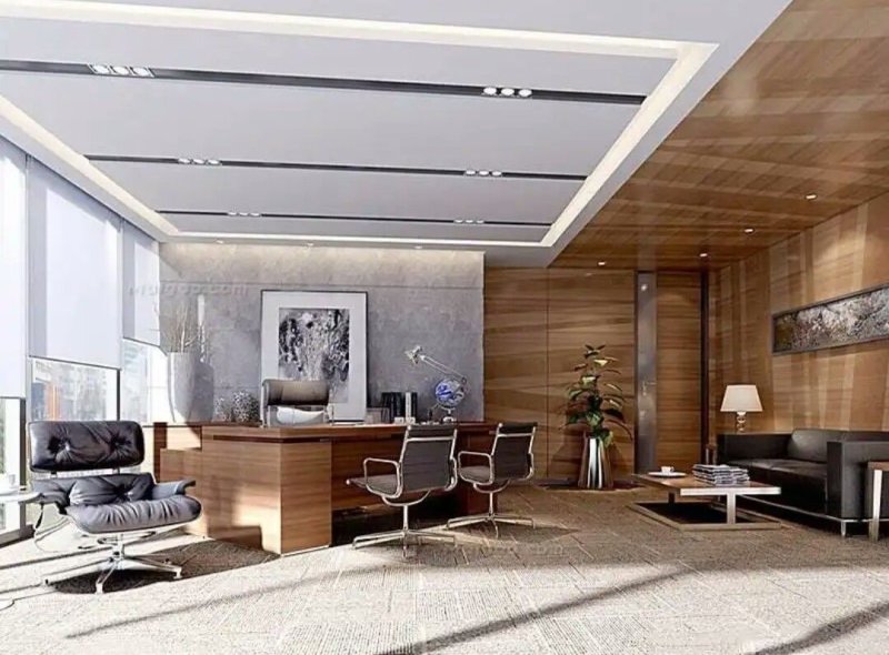 Office interior in a modern style