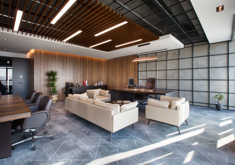 Office interior in a modern style