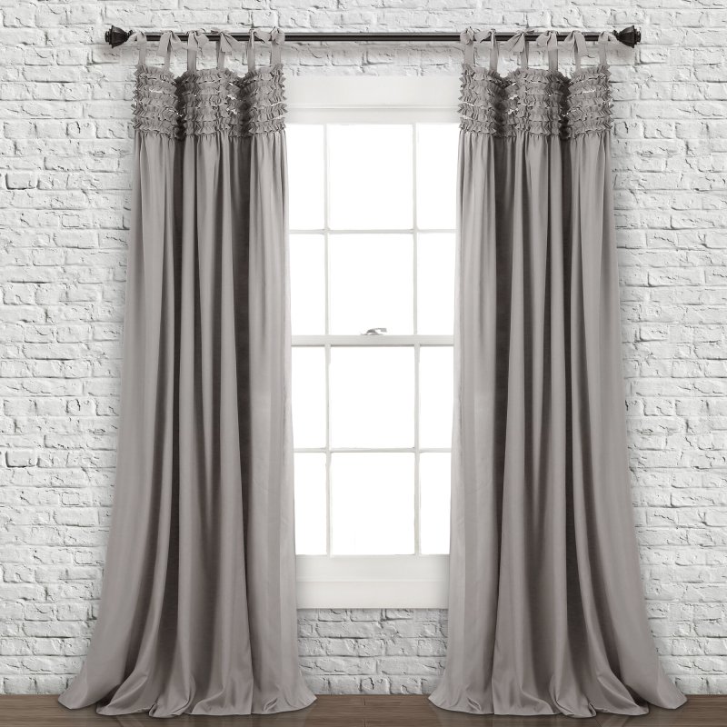 Gray curtain