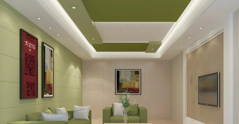 Gypsum plastic ceiling design