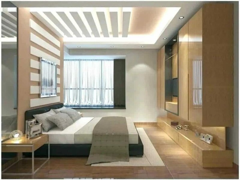 Ceilings in the bedroom