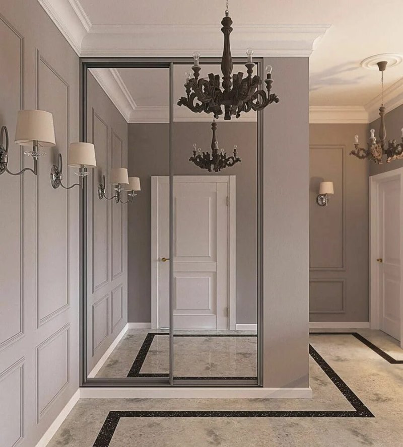 Hallway in the style of neoclassic