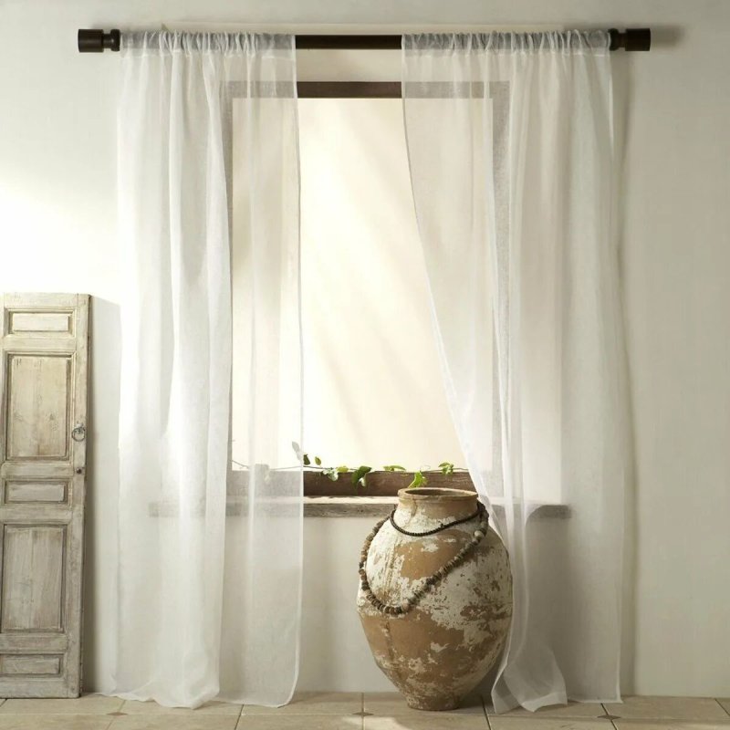 Linen curtains eco -style