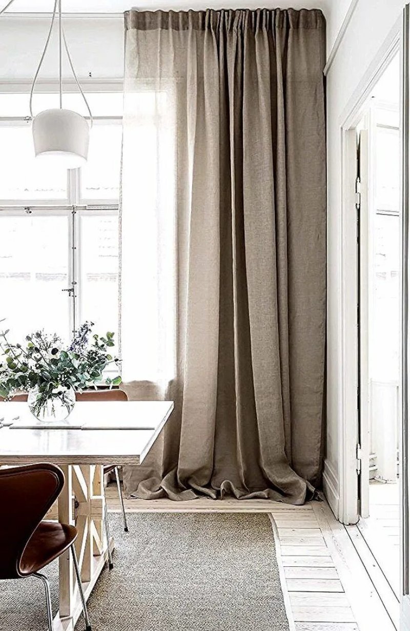 Ikea linen curtains