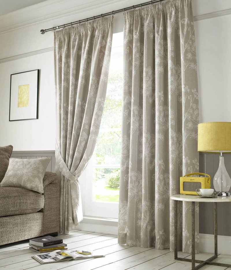 Linen curtains