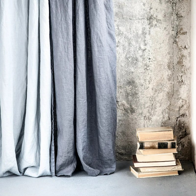 Linen curtain