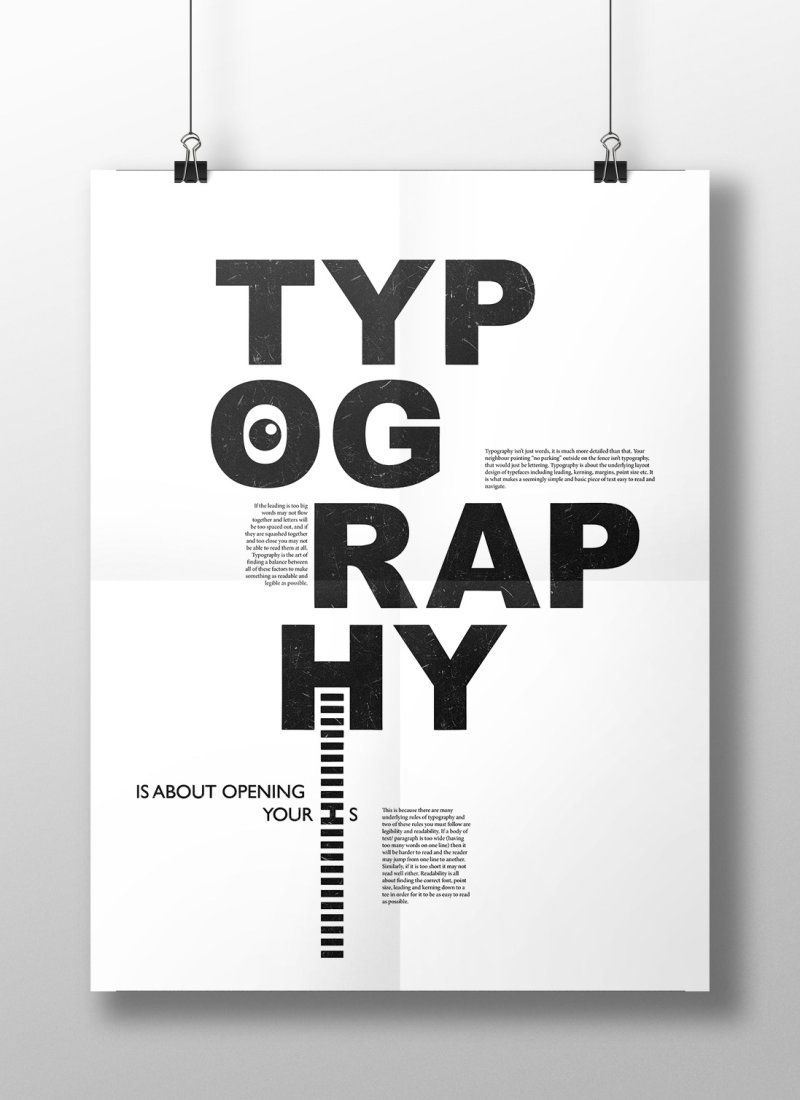 Font poster