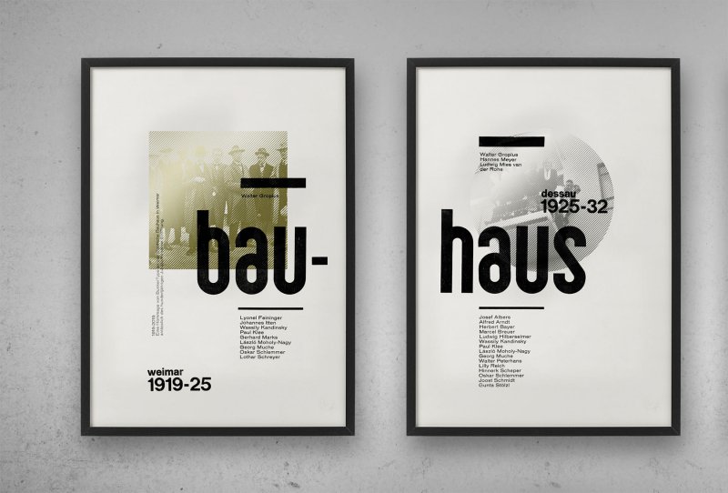 Bauhaus typography