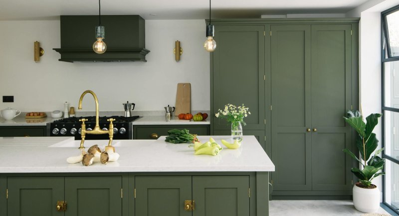 Kitchen Olive Green