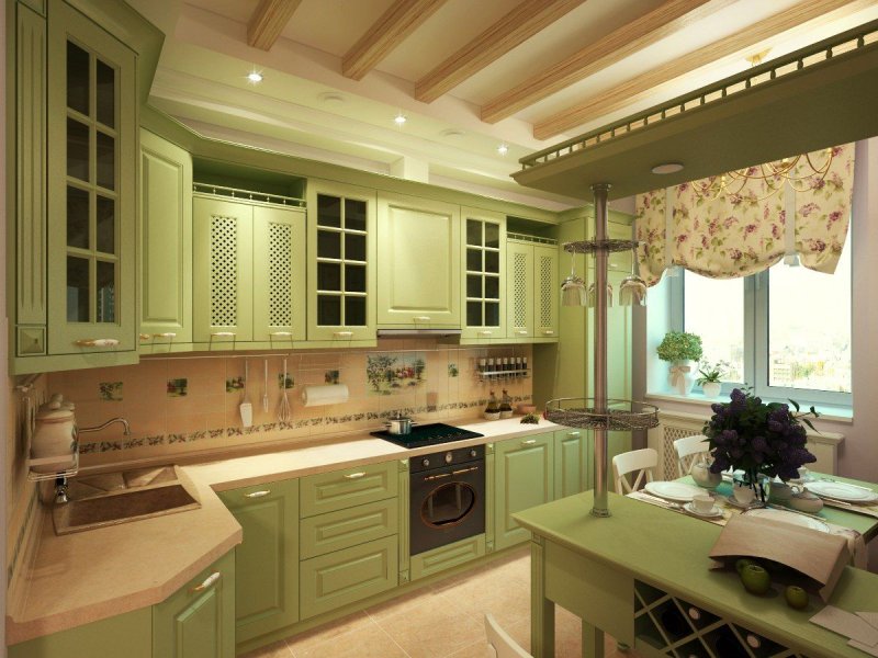 Kitchen Provence Green Lauren