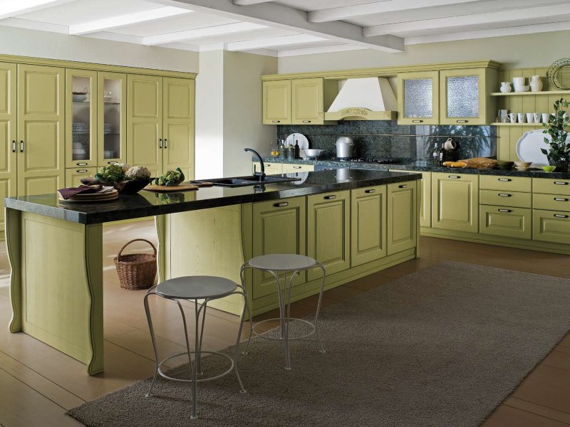 Olive kitchen design