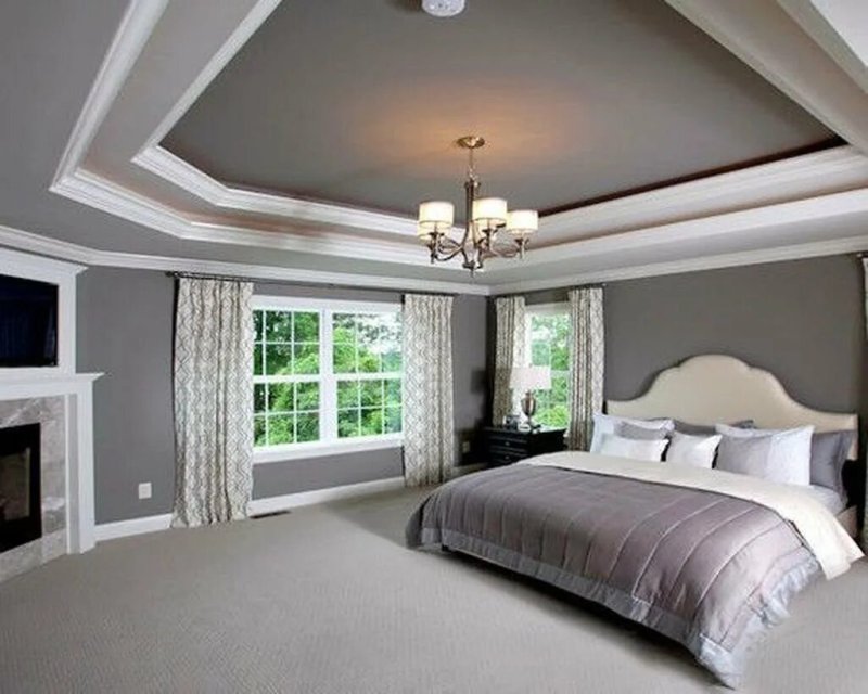 Ceilings in the bedroom