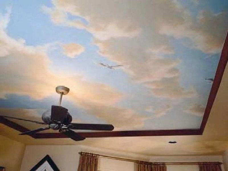 Ceiling with clouds