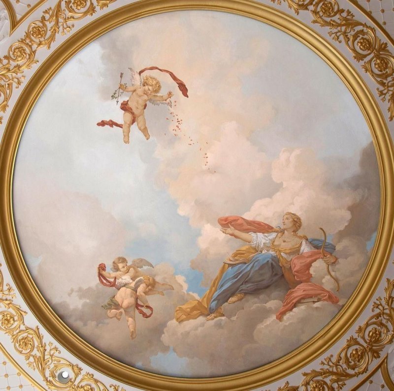 Fresco on the ceiling