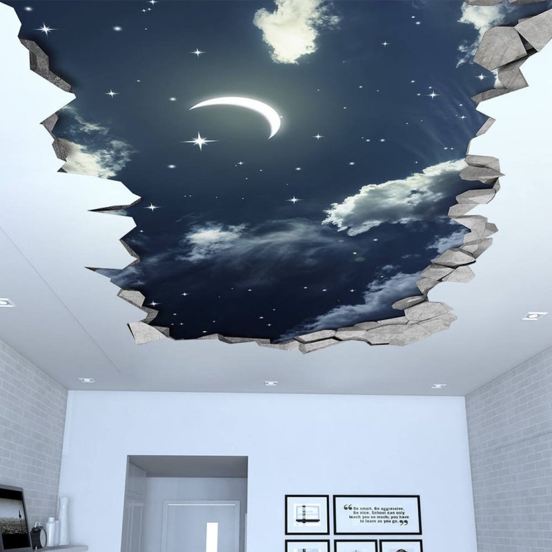 Stellar sky on the ceiling