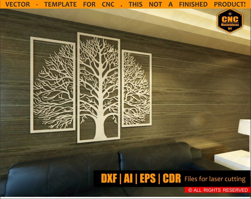 Branch tree panel 3d