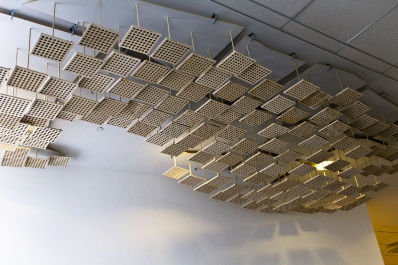 Acoustic panels for the ceiling