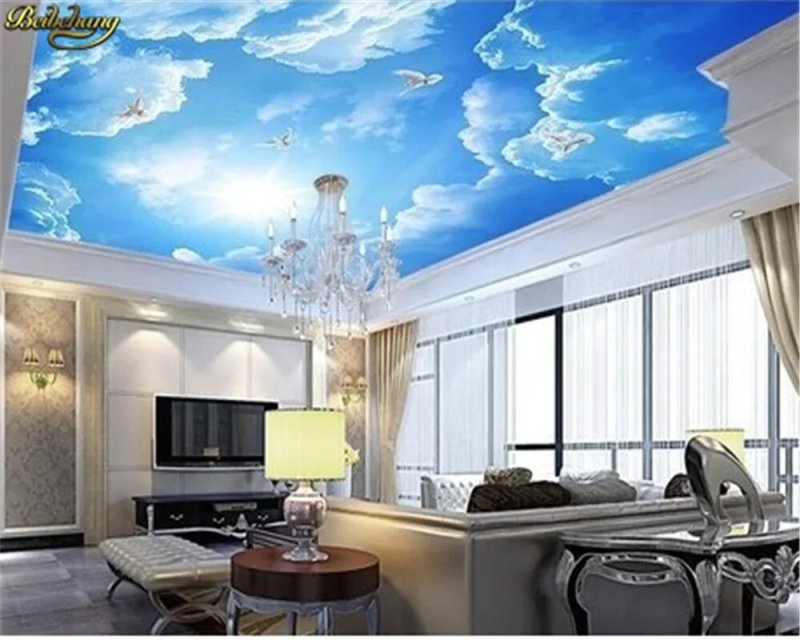 3D ceiling stretch sky