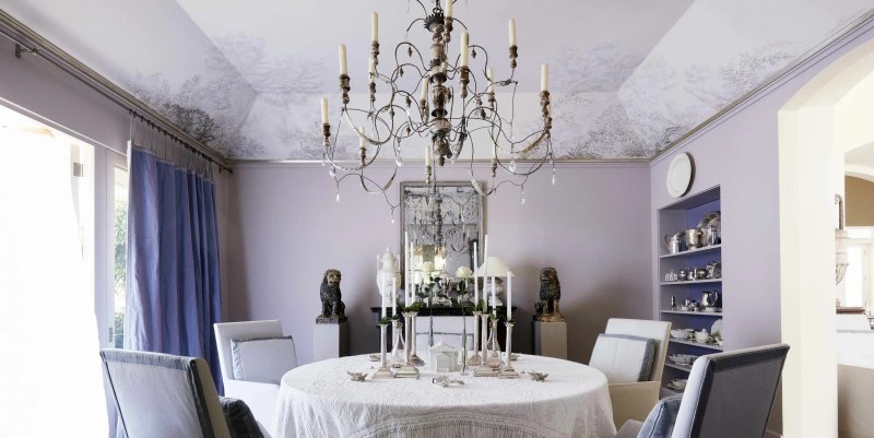 Lavender style in the interior